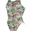 Maillot De Bain Arena Summer Comics -Vélos Soldes Boutique 001741 661 w summer comics swim tech one piece l 001 fl s