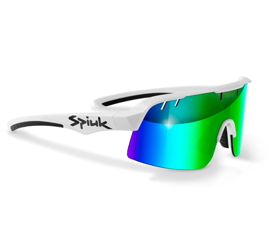 SPIUK Lunettes Cyclisme SKALA Verre Vert Miroir 3 SPIUK Lunettes Cyclisme SKALA Verre Vert Miroir