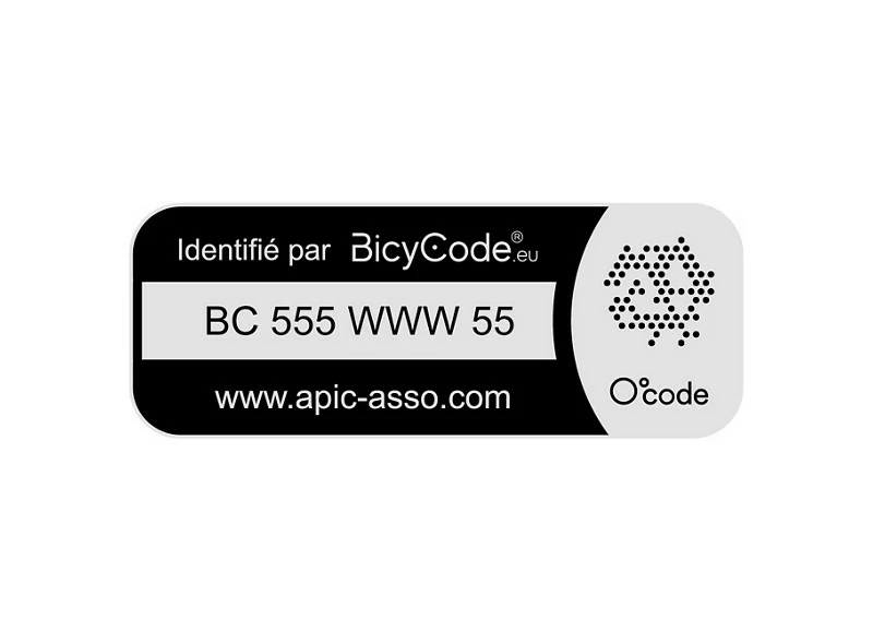 MARQUAGE BICYCODE 3 MARQUAGE BICYCODE