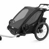 Remorque Vélo Thule Chariot Sport 2 -Vélos Soldes Boutique remorque velo thule noir