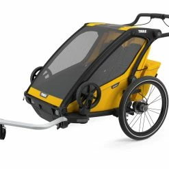 Remorque Vélo Thule Chariot Sport 2 6 Remorque Vélo Thule Chariot Sport 2 -Vélos Soldes Boutique remorque velo thule noir jaune