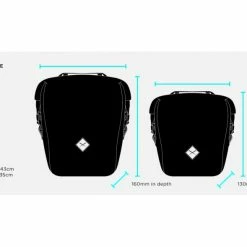 Sacoches Porte-bagages Restrap Large -Vélos Soldes Boutique sacoches restrap large 8